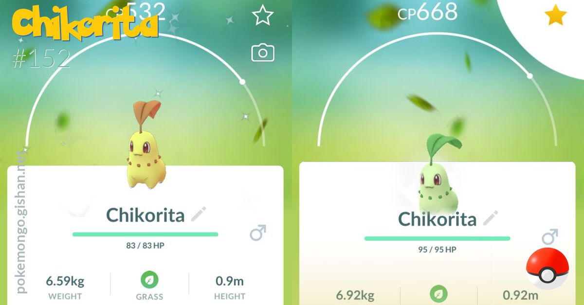 Chikorita - Pokémon GO - PokéMart