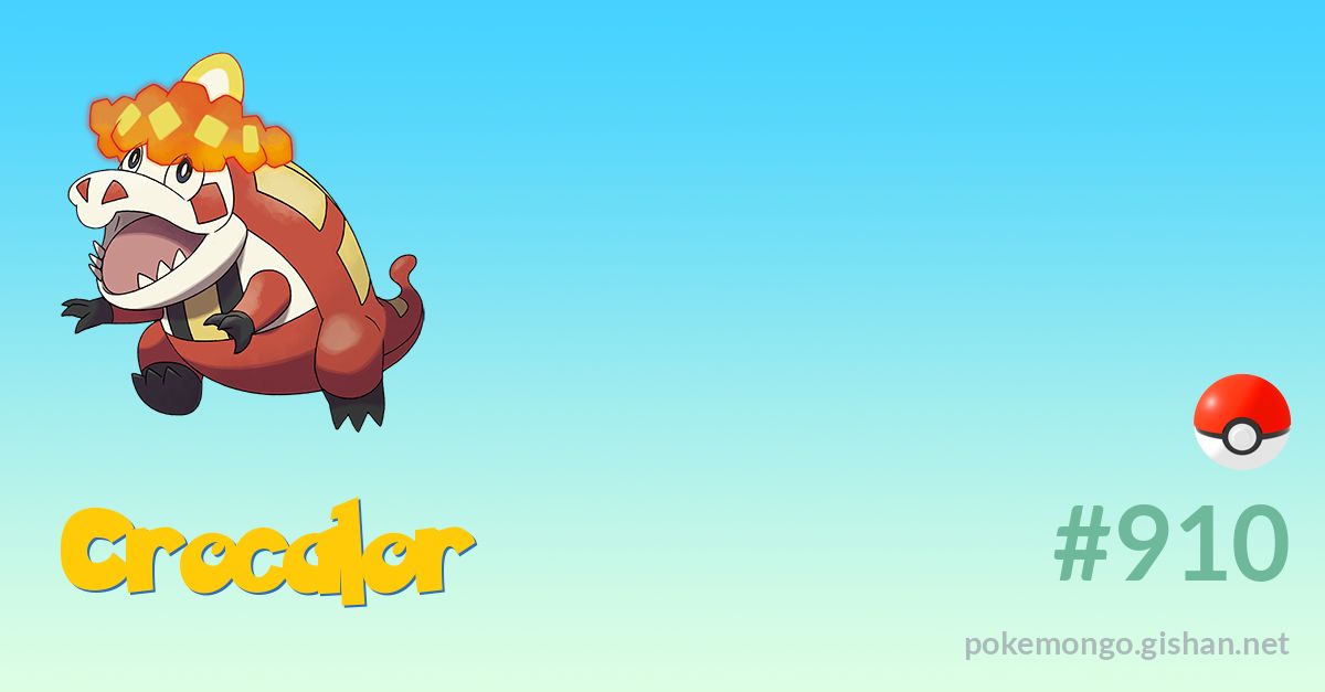 Crocalor  Pokédex