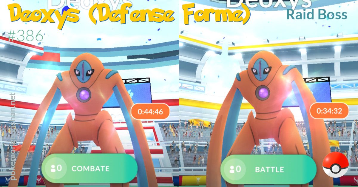 Get ready! Defense Forme Deoxys alters EX Raids! – Pokémon GO