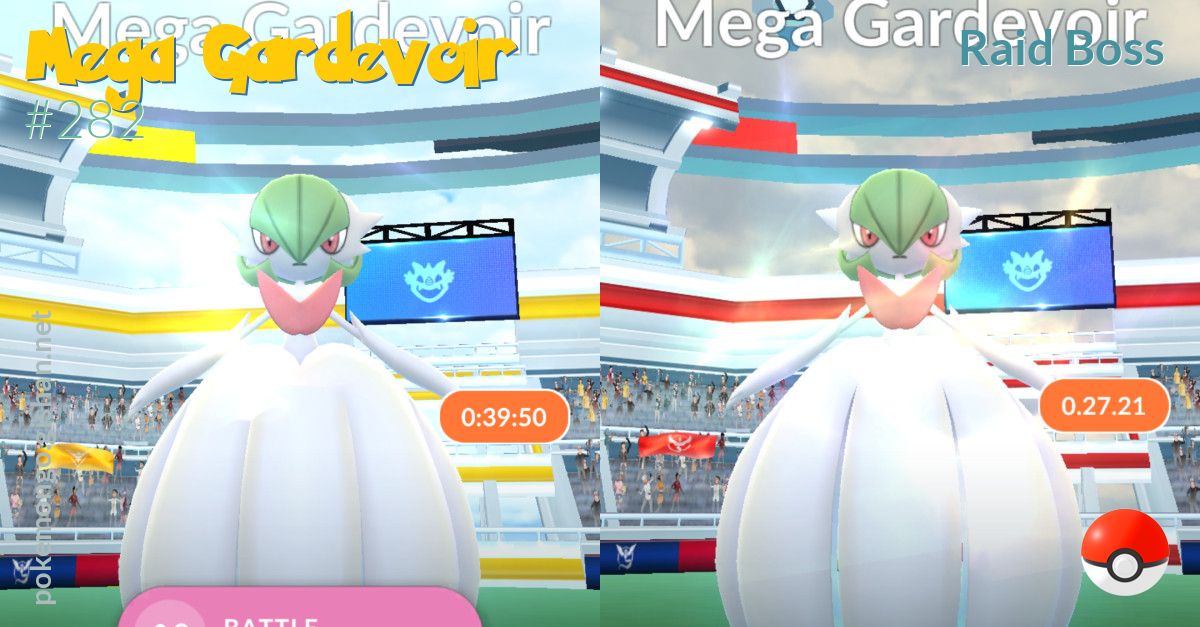 Mega Gardevoir Raid & MAXING-UP In Pokemon Go, Level 50 Mega Gardevoir  Pokemon Go