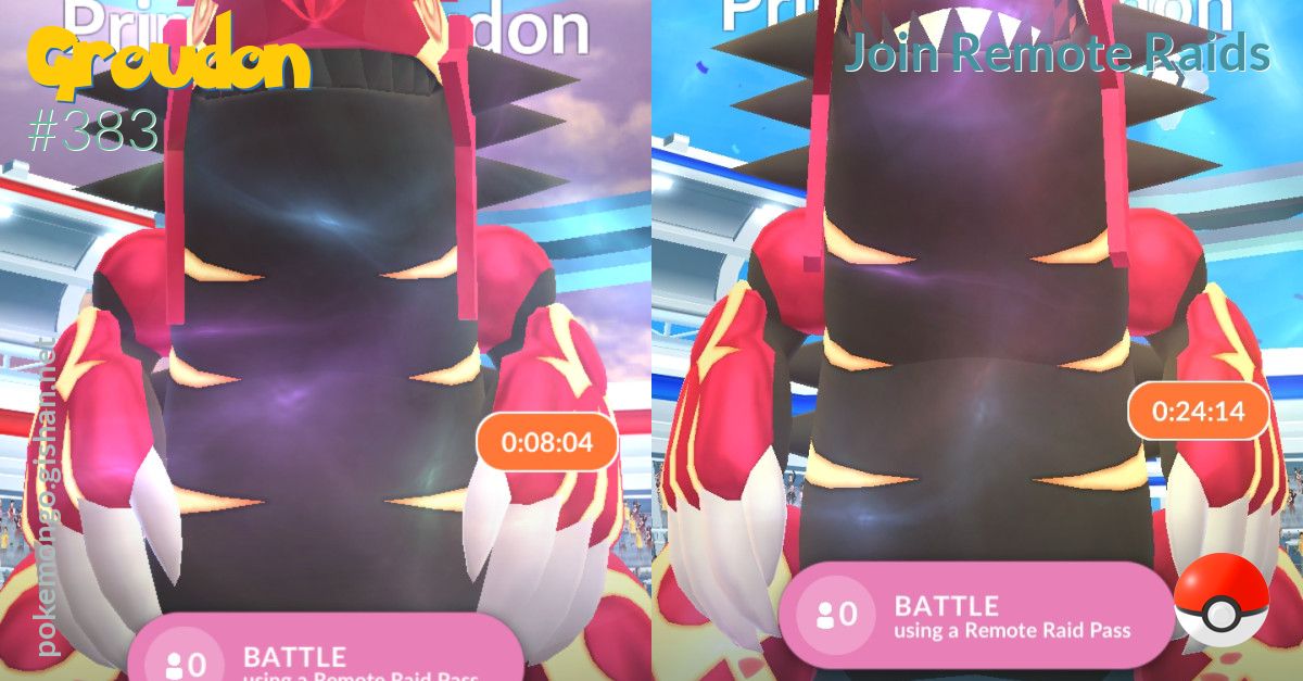 Pokémon GO Hub on X: It's Official! Shiny Groudon is now available in T5  Raids! Our updated raid guide and helpful heat map will help you and your  fellow trainers conquer this