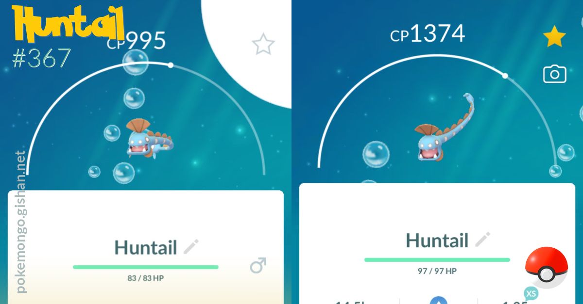 Huntail - #367 -  Pokédex