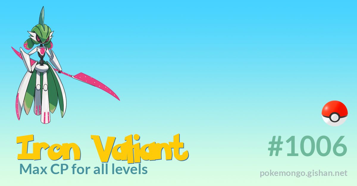 Iron Valiant (Pokémon GO): Stats, Moves, Counters, Evolution