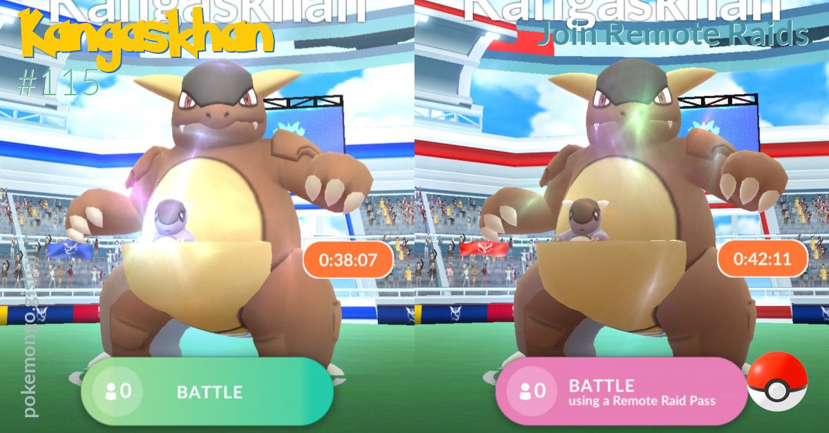 Mega Kangaskhan Duo Raid - Pokemon Go 