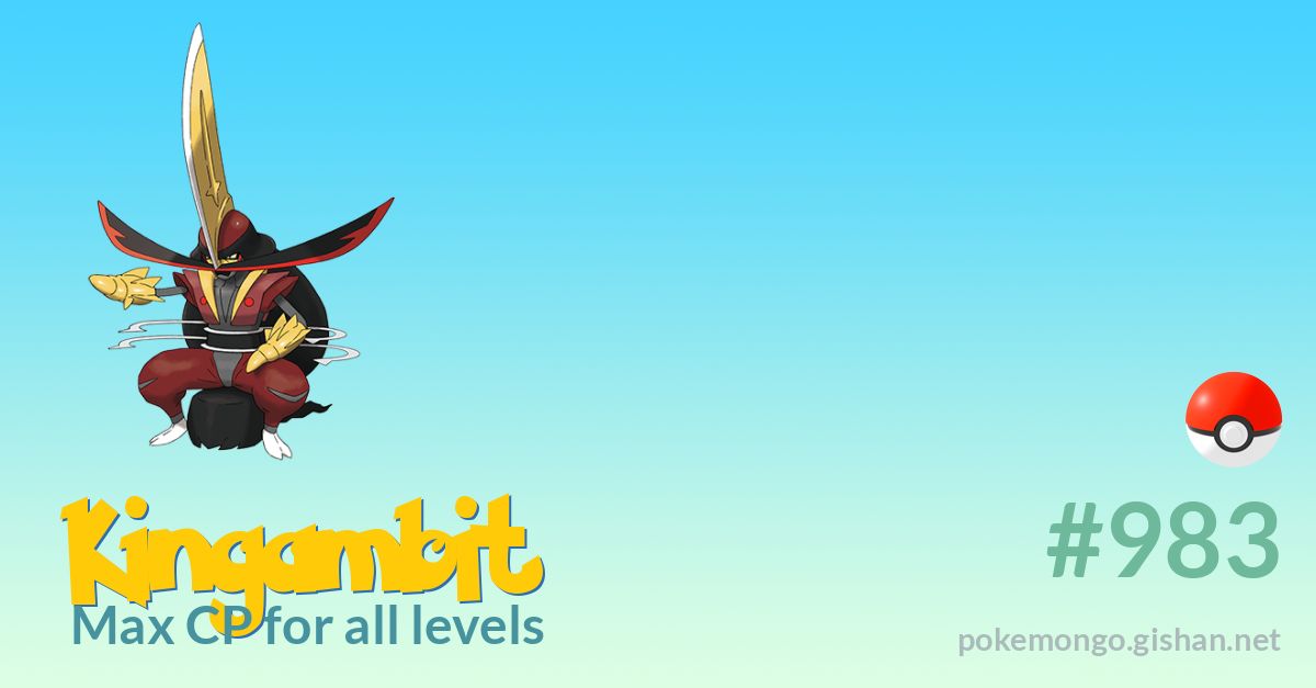 Kingambit (Pokémon GO): Stats, Moves, Counters, Evolution