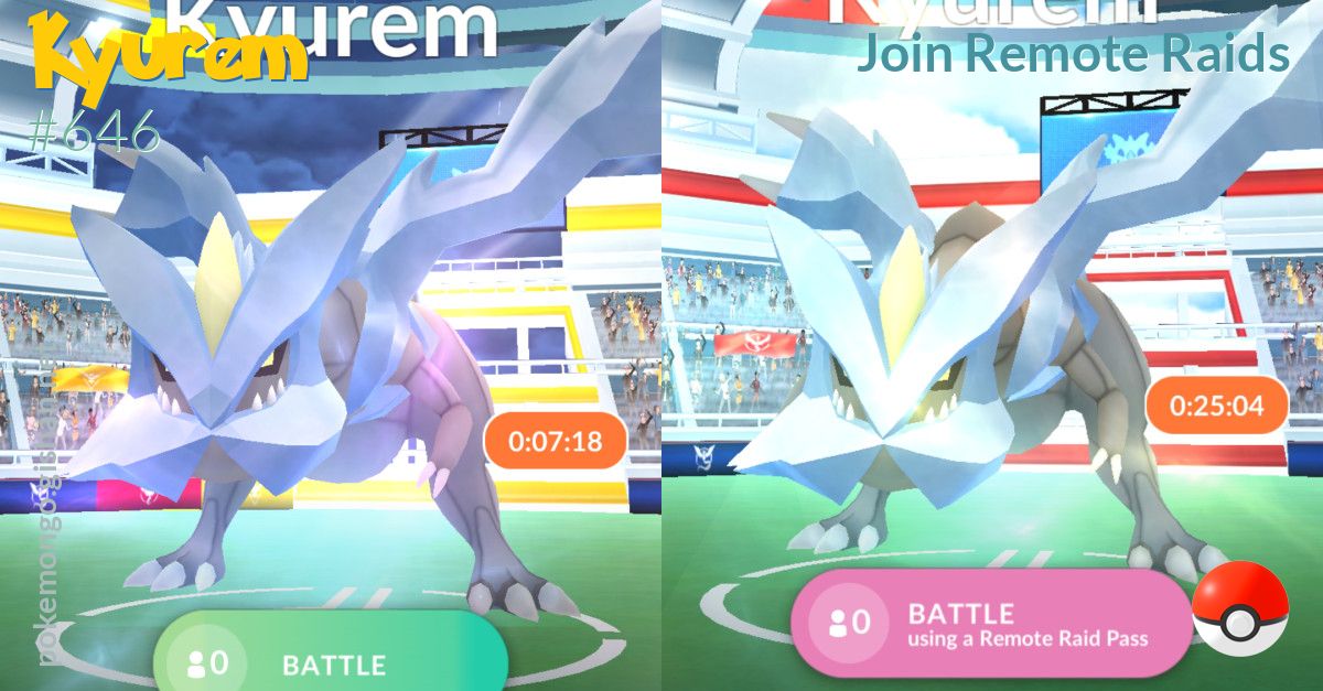 Reshiram, Zekrom, and Kyurem join Pokémon Go raids - Polygon