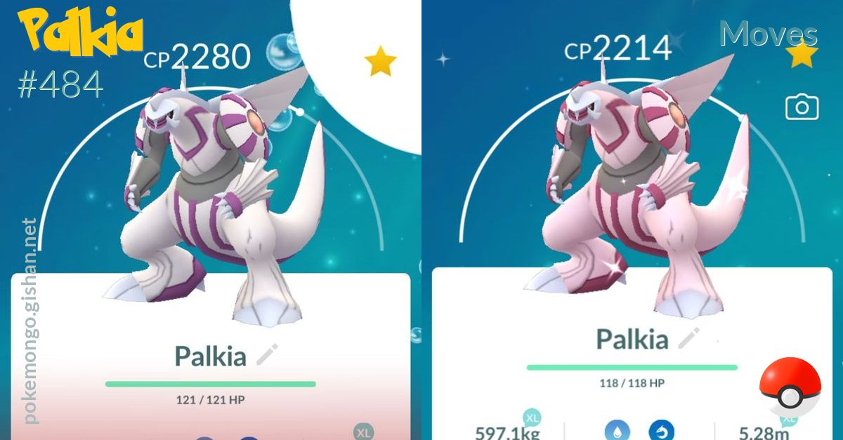 Palkia moves - Pokemon Go