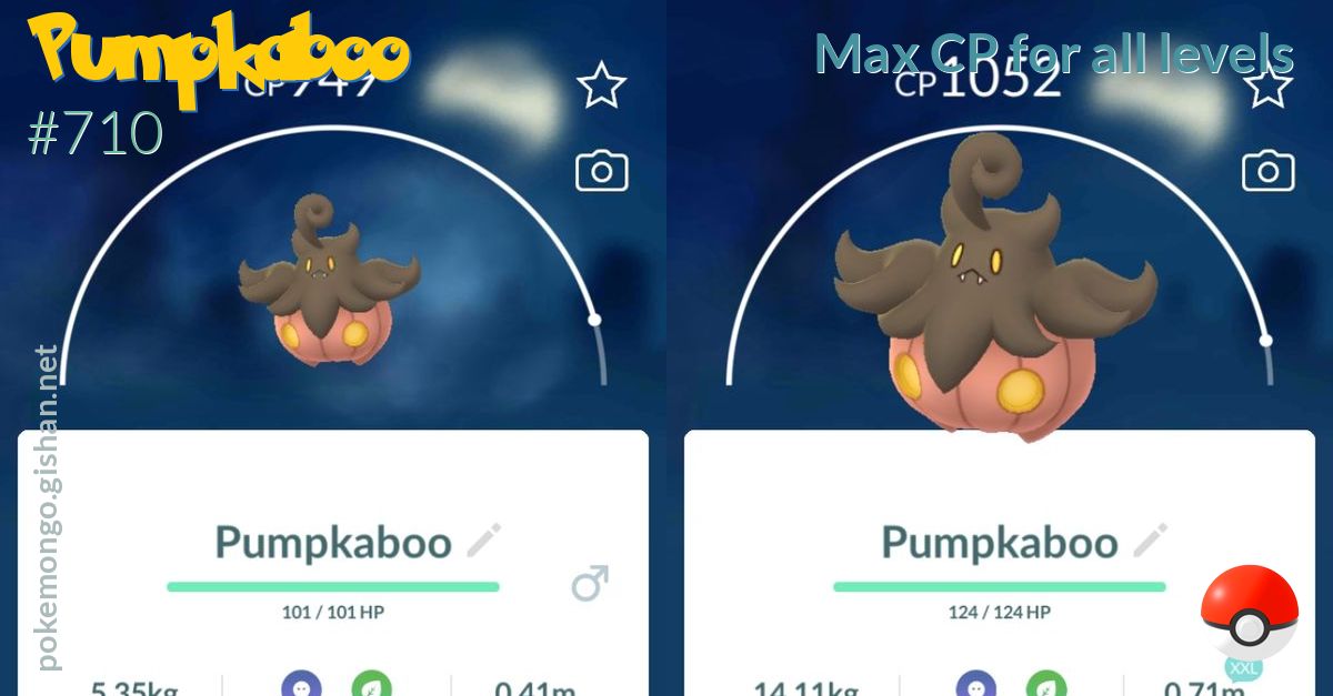 Pumpkaboo - Average (Pokémon GO) - Best Movesets, Counters, Evolutions and  CP