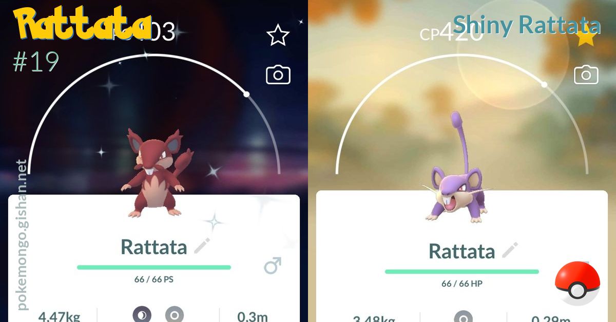 Can Rattata be shiny in Pokemon GO?