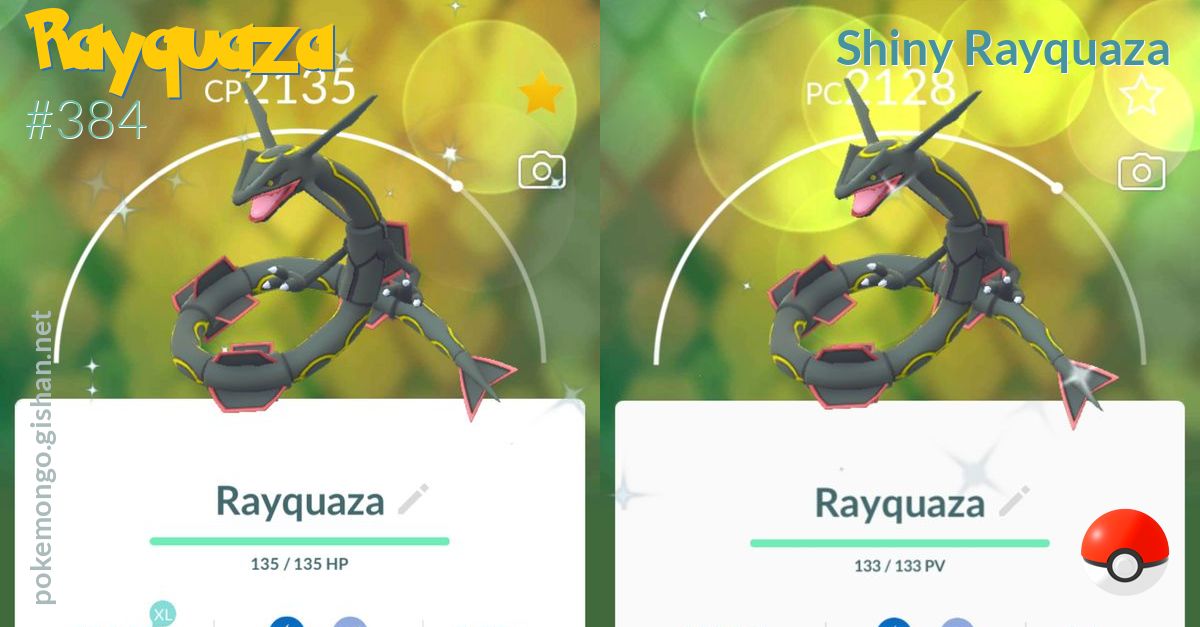 Shiny Rayquaza in Pokemon GO  Pokemon go, Shiny pokemon