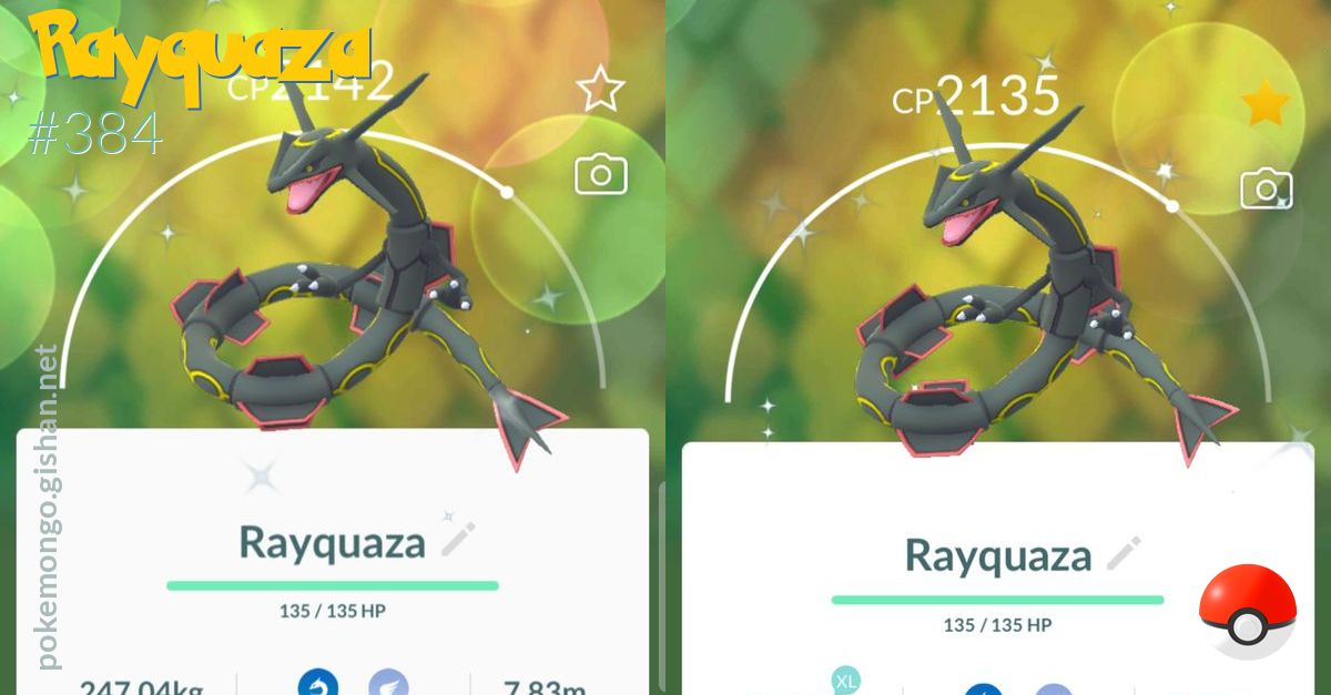 Rayquaza Pokemon Go