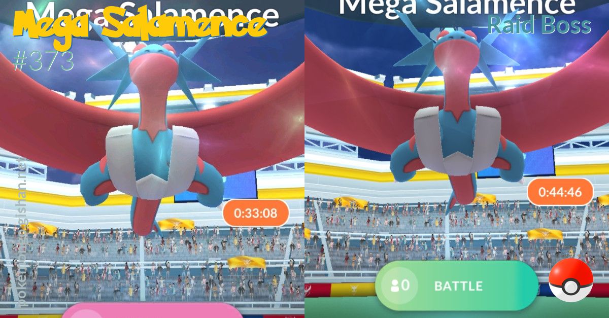 How to beat Mega Salamence in a raid in Pokémon GO