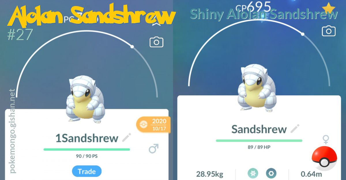 Can Sandshrew & Alolan Sandshrew be Shiny in Pokemon Go? - Dexerto