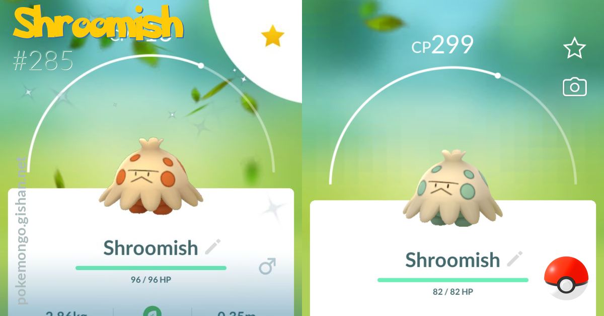 Can Shroomish be shiny in Pokémon Go? - Polygon