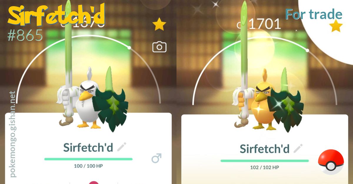 Can you get Sirfetch'd in Pokémon Go? - Dot Esports