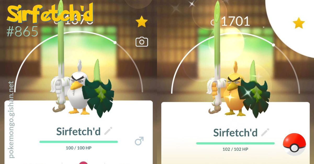 Sirfetch'd (Pokémon GO): Stats, Moves, Counters, Evolution
