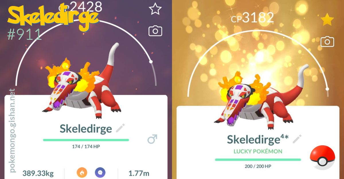 Skeledirge (Pokémon GO): Stats, Moves, Counters, Evolution