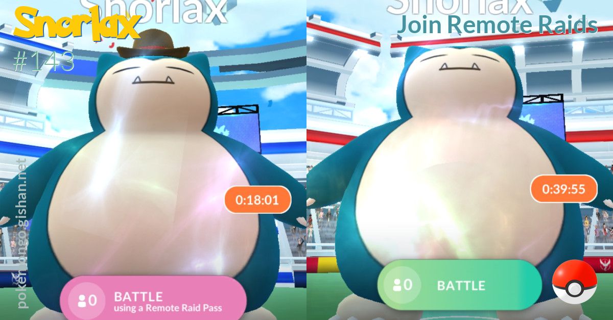 Snorlax Raids Pokemon Go