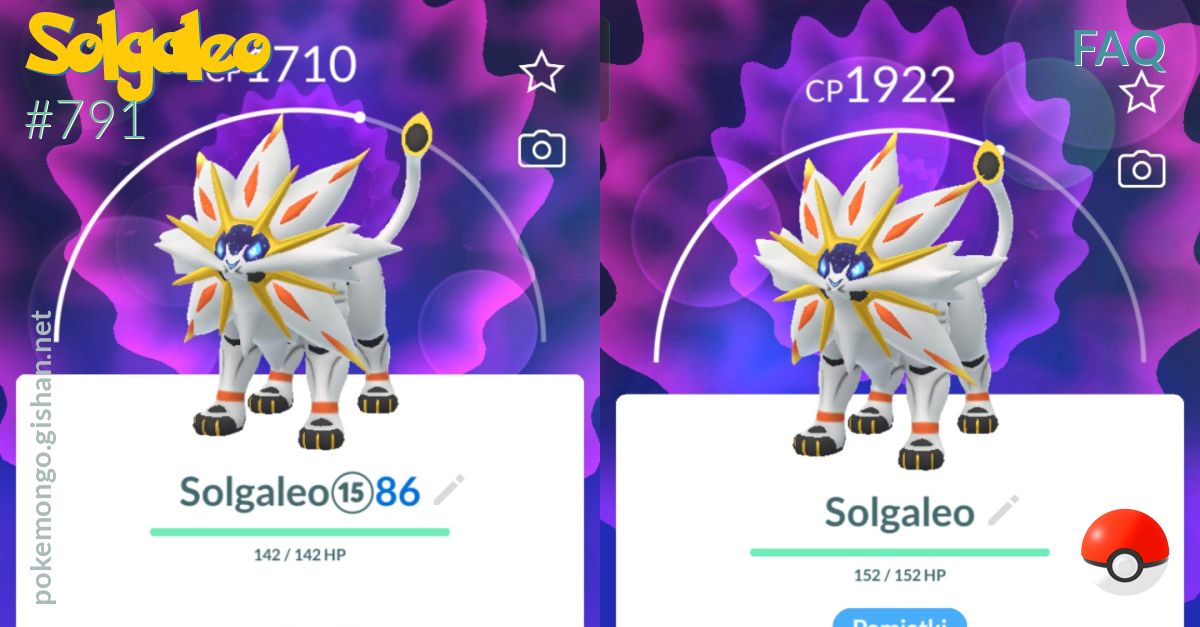 Solgaleo FAQ Pokemon Go