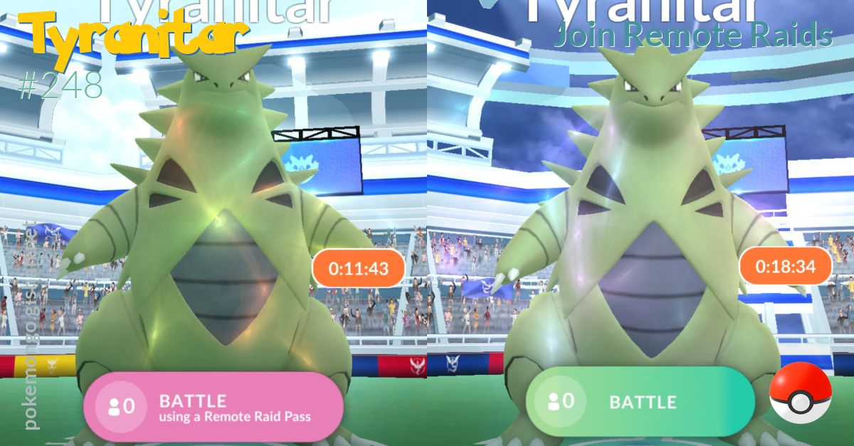 Tyranitar Raids - PoGO Guide