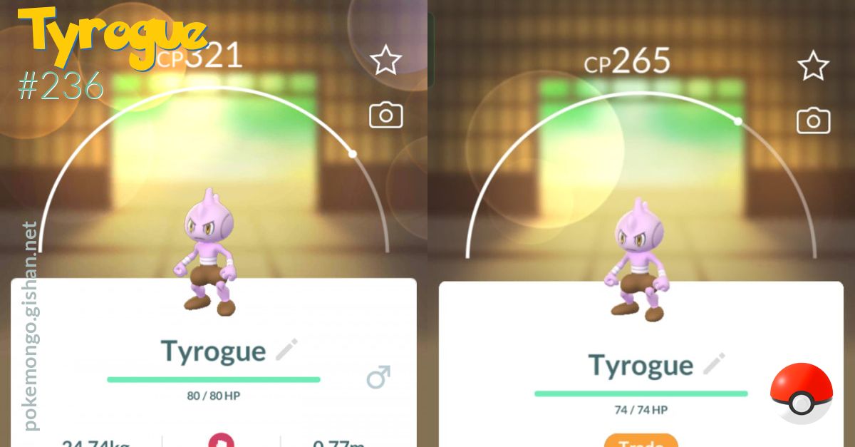 Tyrogue (Pokémon) - Pokémon GO