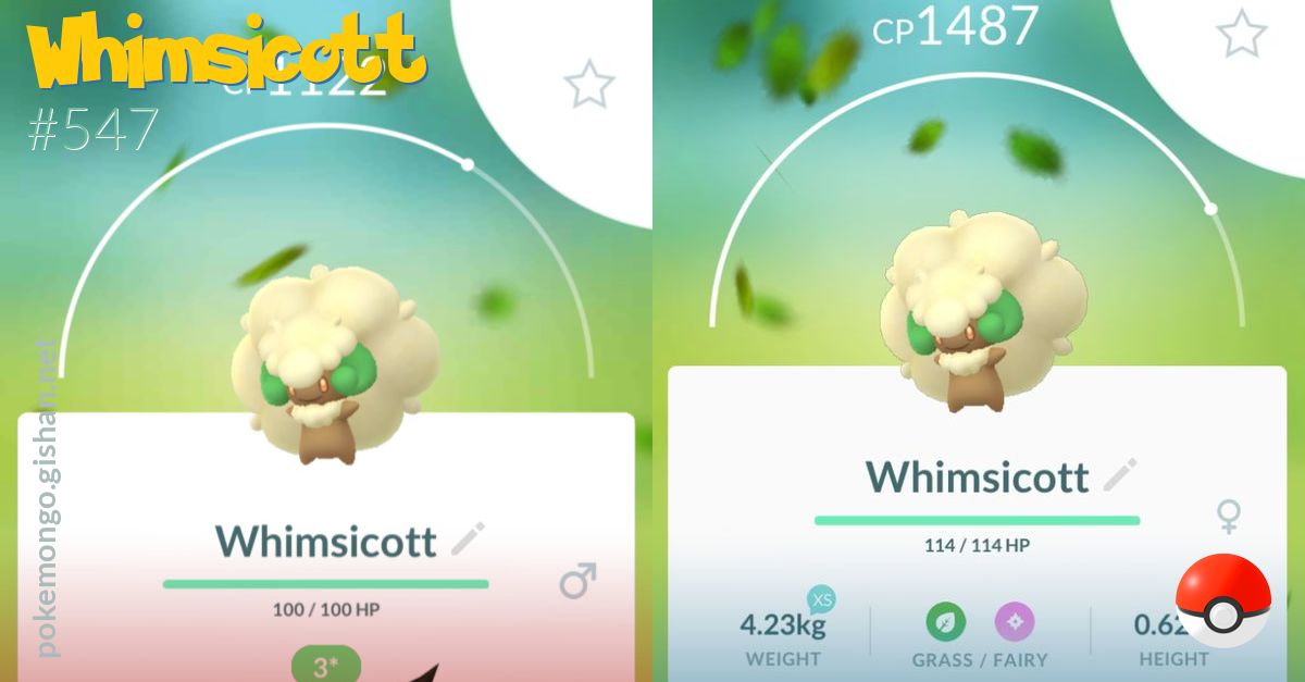 How to get Shiny Cottonee & evolution Whimsicott in Pokemon Go